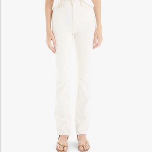NWOT MOTHER High Waisted Rider Skimp Jeans in Act Natural